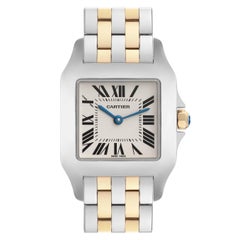 Cartier Santos Demoiselle Acero Oro Amarillo Reloj Mediano Señora W25067Z6