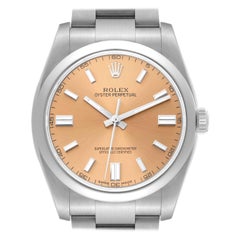 Rolex Oyster Perpetual 36 White Grape Dial Steel Mens Watch 116000 Box Card