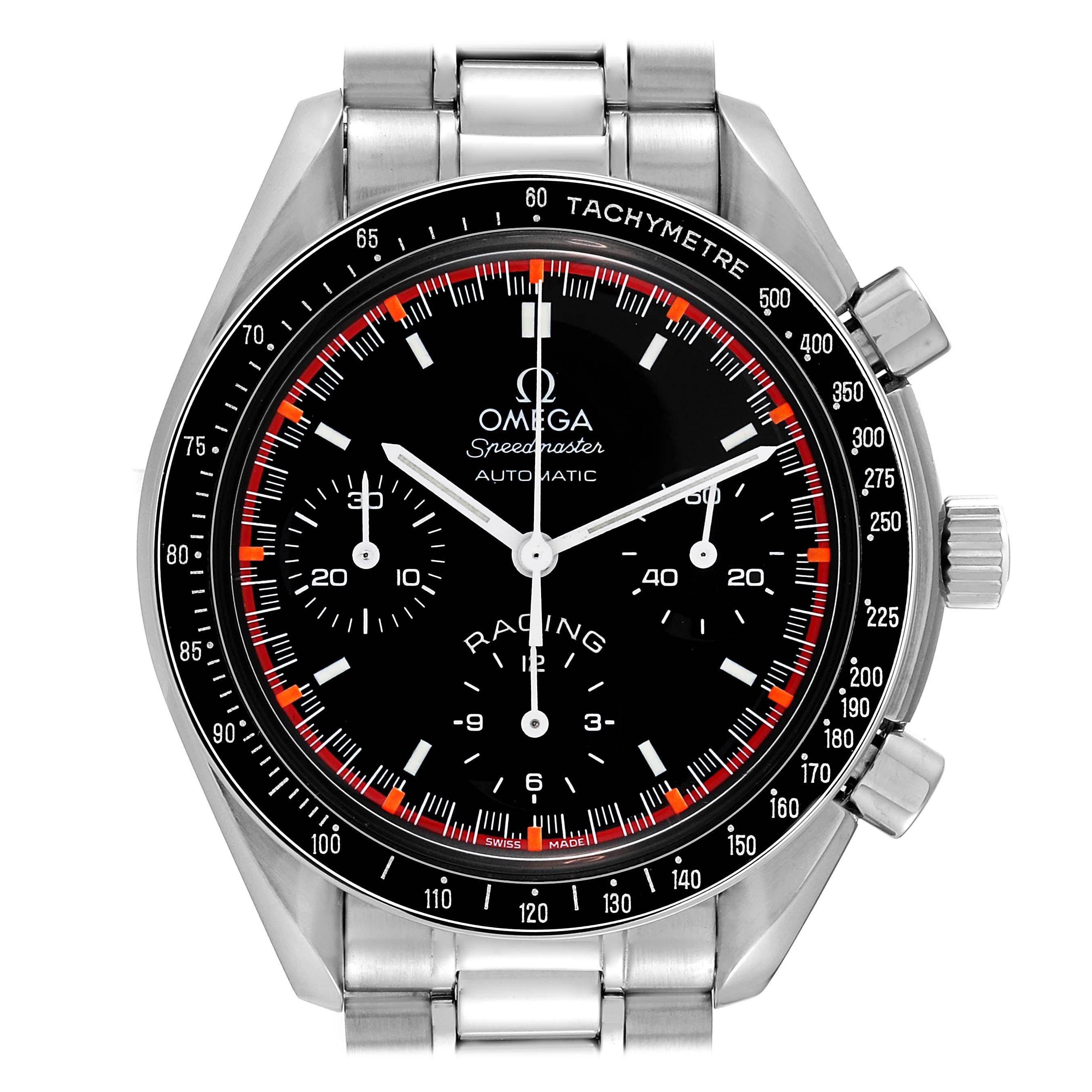 Omega Speedmaster Schumacher Racing Limited Edition Steel Mens Watch 3518.50.00 For Sale