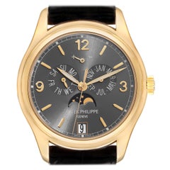 Used Patek Philippe Complications Annual Calendar Yellow Gold Mens Watch 5146J