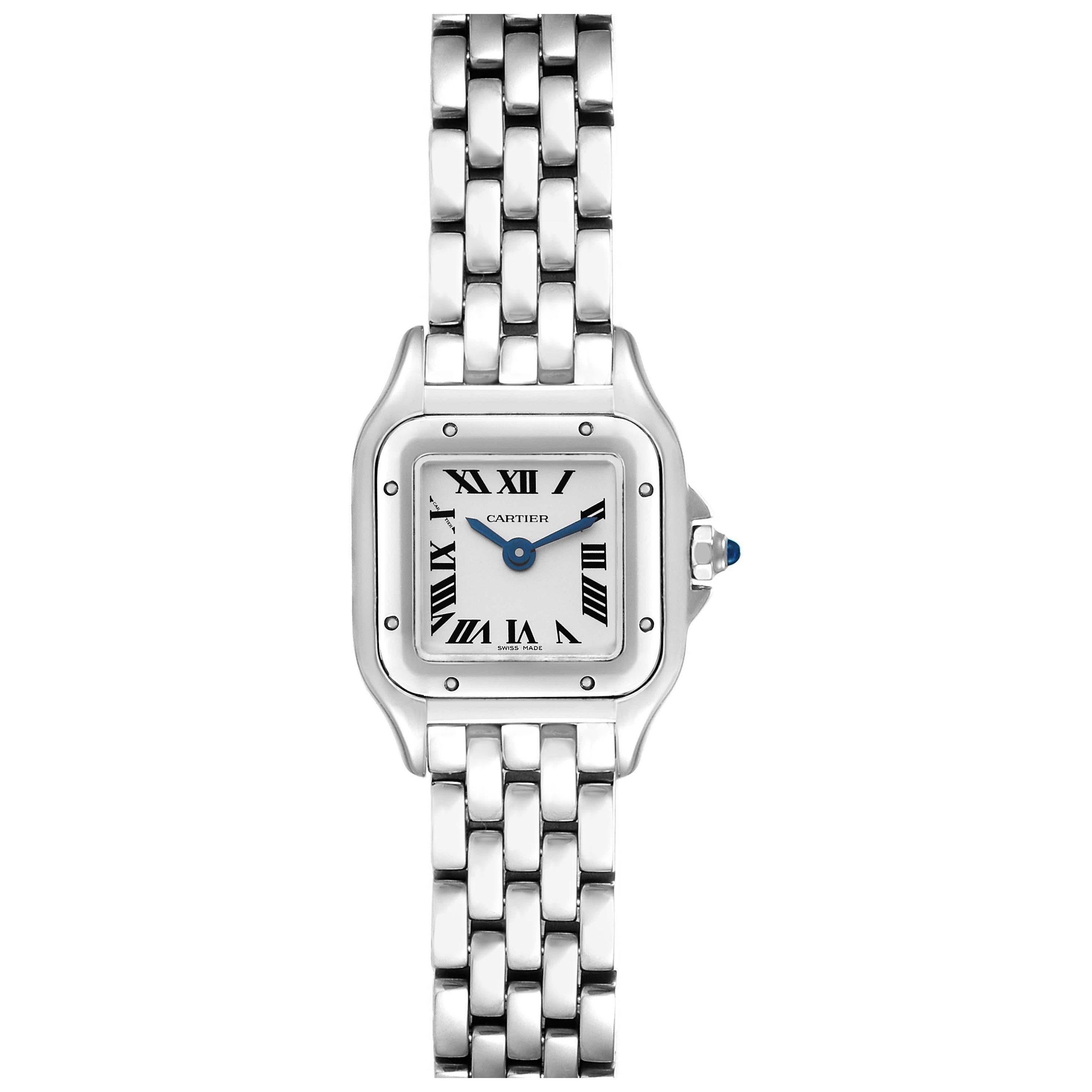 Cartier Panthere Mini Stainless Steel Ladies Watch WSPN0019 Unworn For Sale