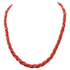 Vintage Coral Necklace.