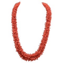 Vintage Coral Necklace.