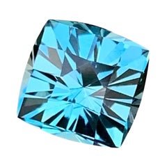 3.45 Carat Natural Loose London Blue Topaz Fancy Cut Gem From Earth Mine 