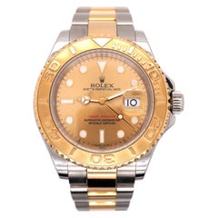 Used Rolex Yacht-Master 40mm Oyster Date 18k Yellow Gold & Steel Watch Dial 16623