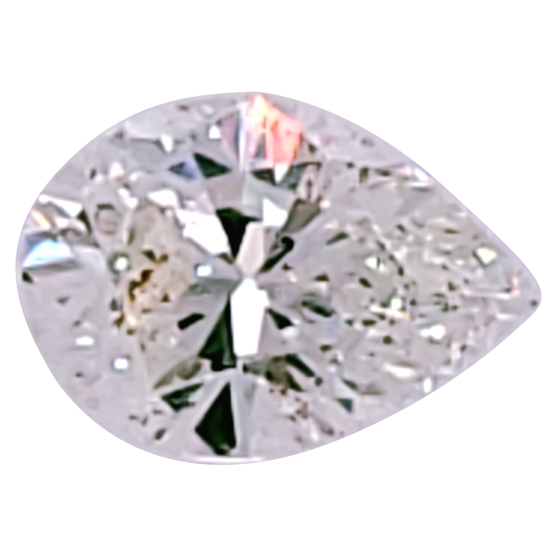 0,71 Karat birnenförmiger Diamant : SI2/SI3 H-I Loser Diamant  Perfekt für einen Verlobungsring im Angebot