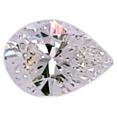 Diamant en forme de poire de 0,71 carat : SI2/SI3 H-I  Parfait pour une bague de fiançailles
