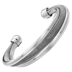 Vintage Tiffany Co Sterling Silver Cuff 2.75 Inch Wide Bracelet