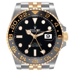 Rolex GMT Master II Montre pour hommes 126713 avec lunette en acier gris et or jaune