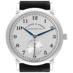 Used A. Lange and Sohne 1815 Platinum Mens Watch 206.025 Box Papers