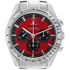 Omega Speedmaster Schumacher Legend Red Limited Edition Steel Mens Watch