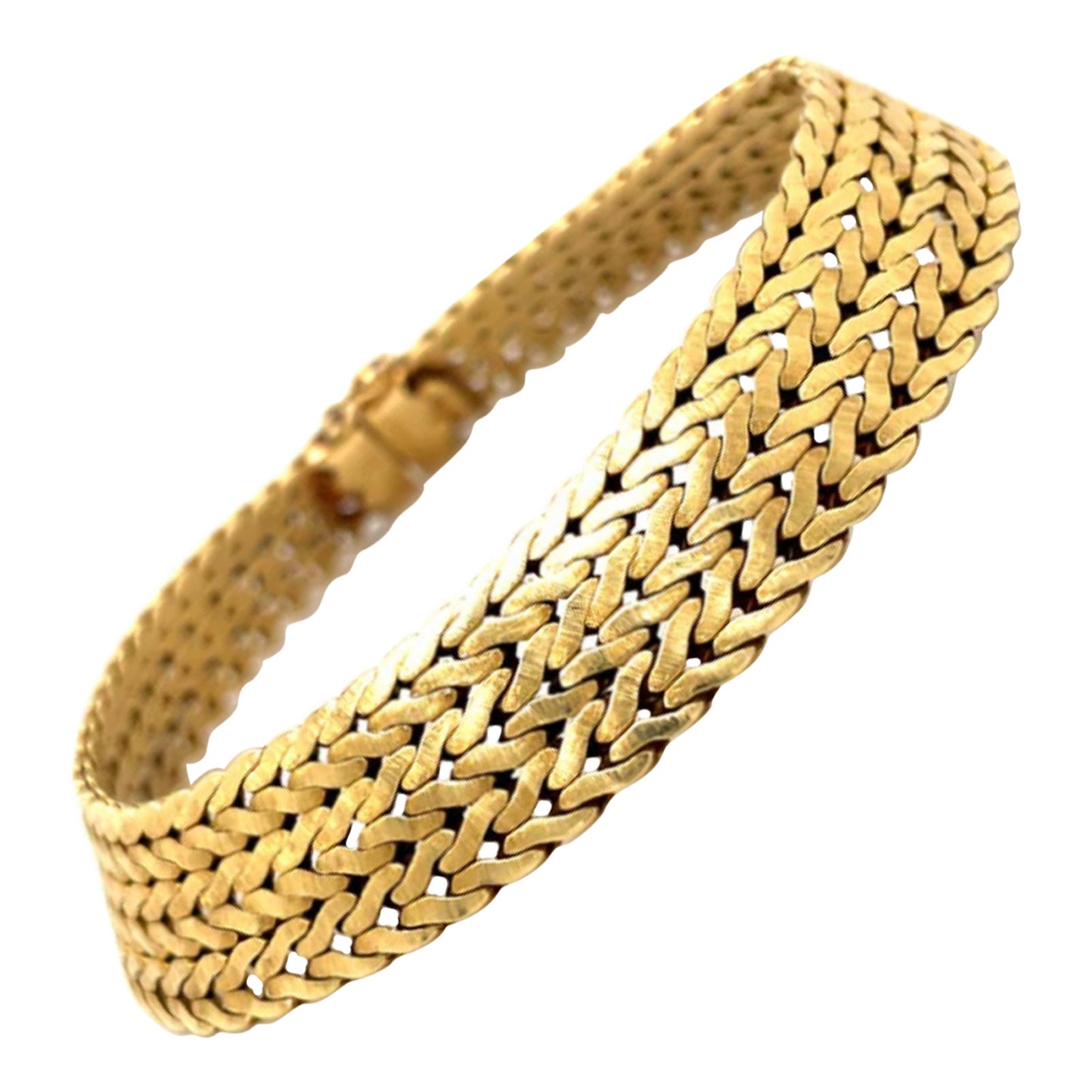 Vintage Buccellati 18 Karat Yellow Gold Bracelet Circa 1970 For Sale