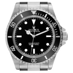 Rolex Montre Submariner No Date 40mm 2 lignes d'acier pour hommes 14060 Boîte et papiers d'origine