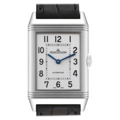 Used Jaeger LeCoultre Reverso Classic Steel Mens Watch 214.8.S5 Q3828420 Box Papers