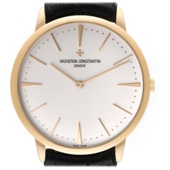 Vacheron Constantin Patrimony Grand Taille 40mm Yellow Gold Mens Watch 81180