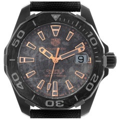 Édition limitée pour hommes Tag Heuer Aquaracer Titanium Carbone WBD218A