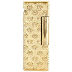 1960s Boucheron Gold Marguerite Lighter