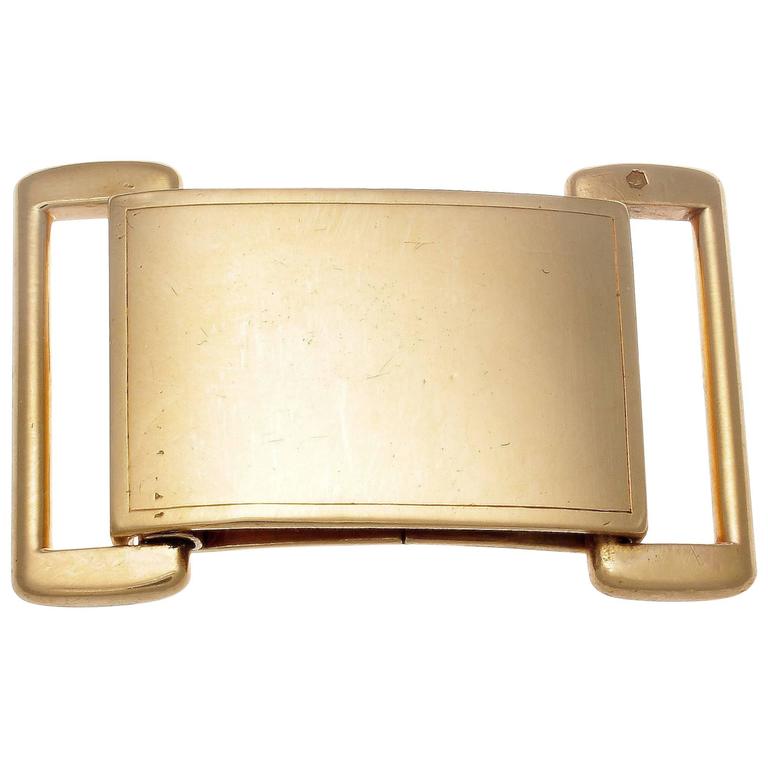 Cartier Paris Gold Buckle For Sale at 1stDibs
