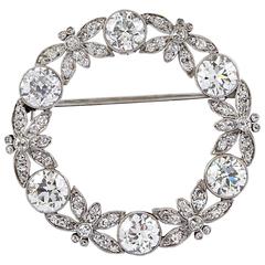 Tiffany & Co. Diamond Platinum Pin 11