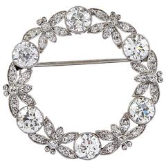 Tiffany & Co. Diamond Platinum Pin