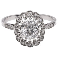 Belle Époque Diamant Platin Ring