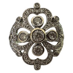 Four Leaf Clover Diamond Cocktail Ring