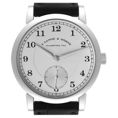 Used A. Lange and Sohne 1815 Platinum Mens Watch 233.025 Papers