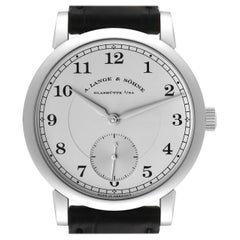 A. Lange and Sohne 1815 Platinum Mens Watch 233.025 Papers