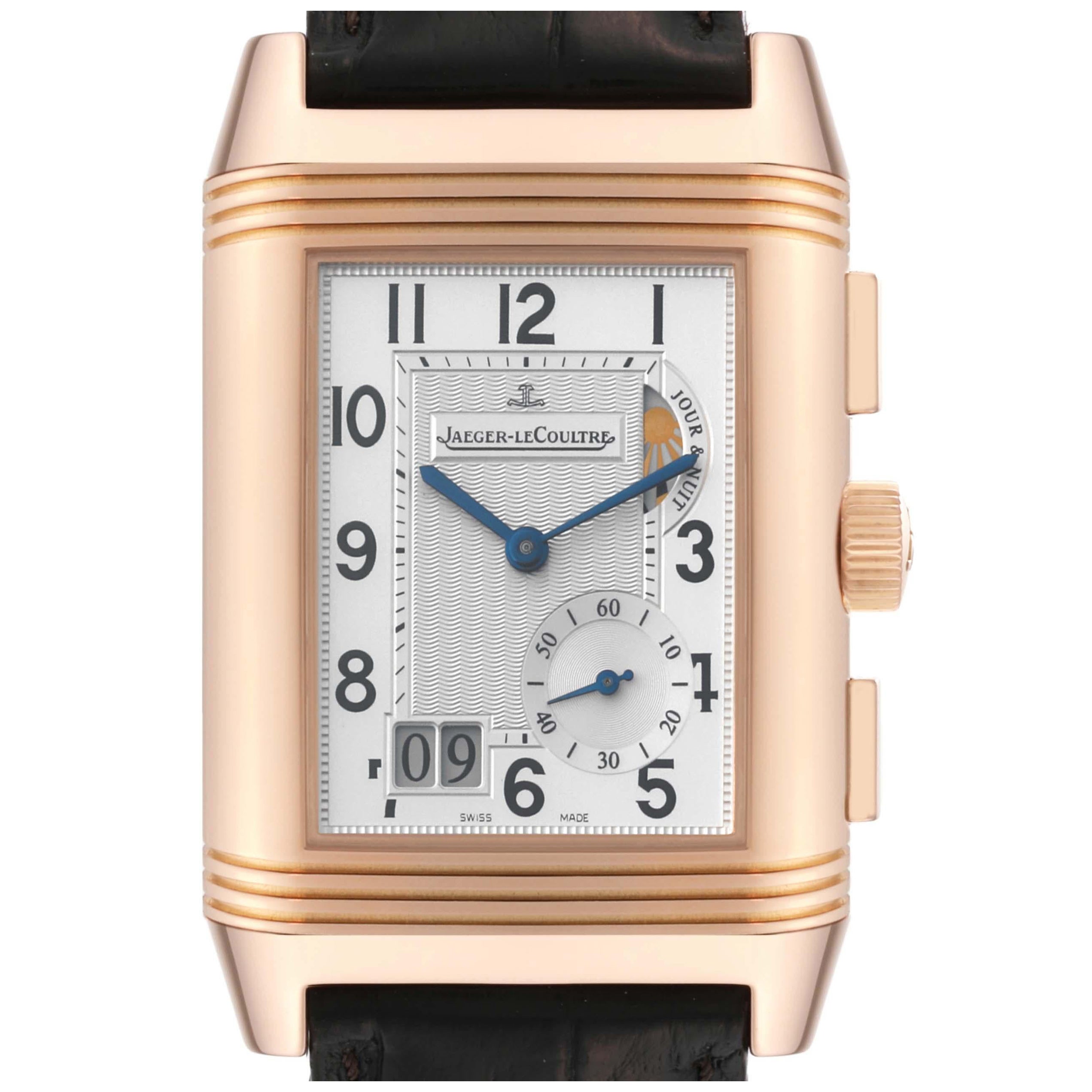 Jaeger LeCoultre Reverso Grande GMT Rose Gold Mens Watch 240.2.18 Q3022420