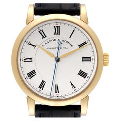 Used A. Lange and Sohne Richard Lange Yellow Gold Mens Watch 232.021 Box Papers