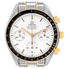 Used Omega Speedmaster Steel Yellow Gold Chronograph Mens Watch 3310.20.00 Papers