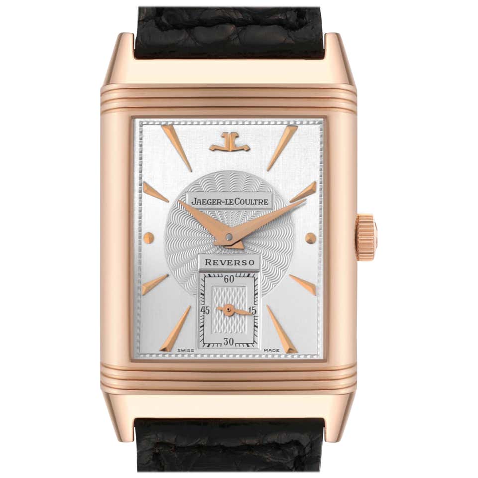 Jaeger LeCoultre Reverso Rose Gold Mens Watch 270.2.13 Q2702420 at ...