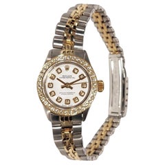 Used Rolex Ladies 25mm Oyster Perpetual White Diamond two-tone Jubilee