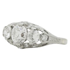 Antique Original Art Deco Diamond Ring Circa 1930