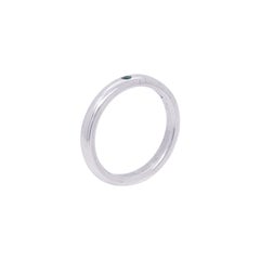 Elsa Peretti pour Tiffany & Co. Bague empilable en argent sterling et émeraude