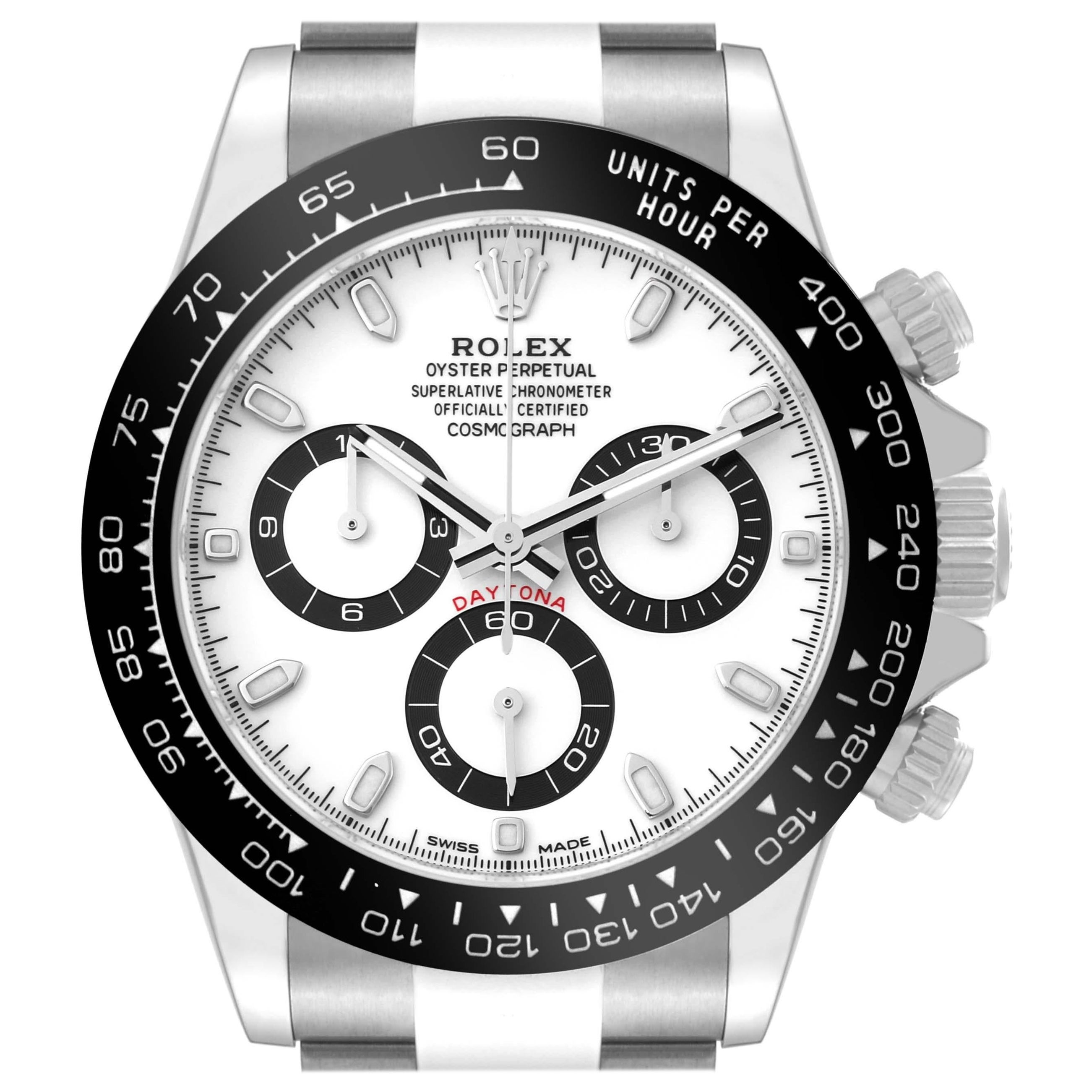 What are the three dials on a Rolex Daytona?