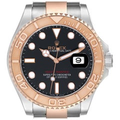 Used Rolex Yachtmaster Rose Gold Steel Rolesor Mens Watch 126621