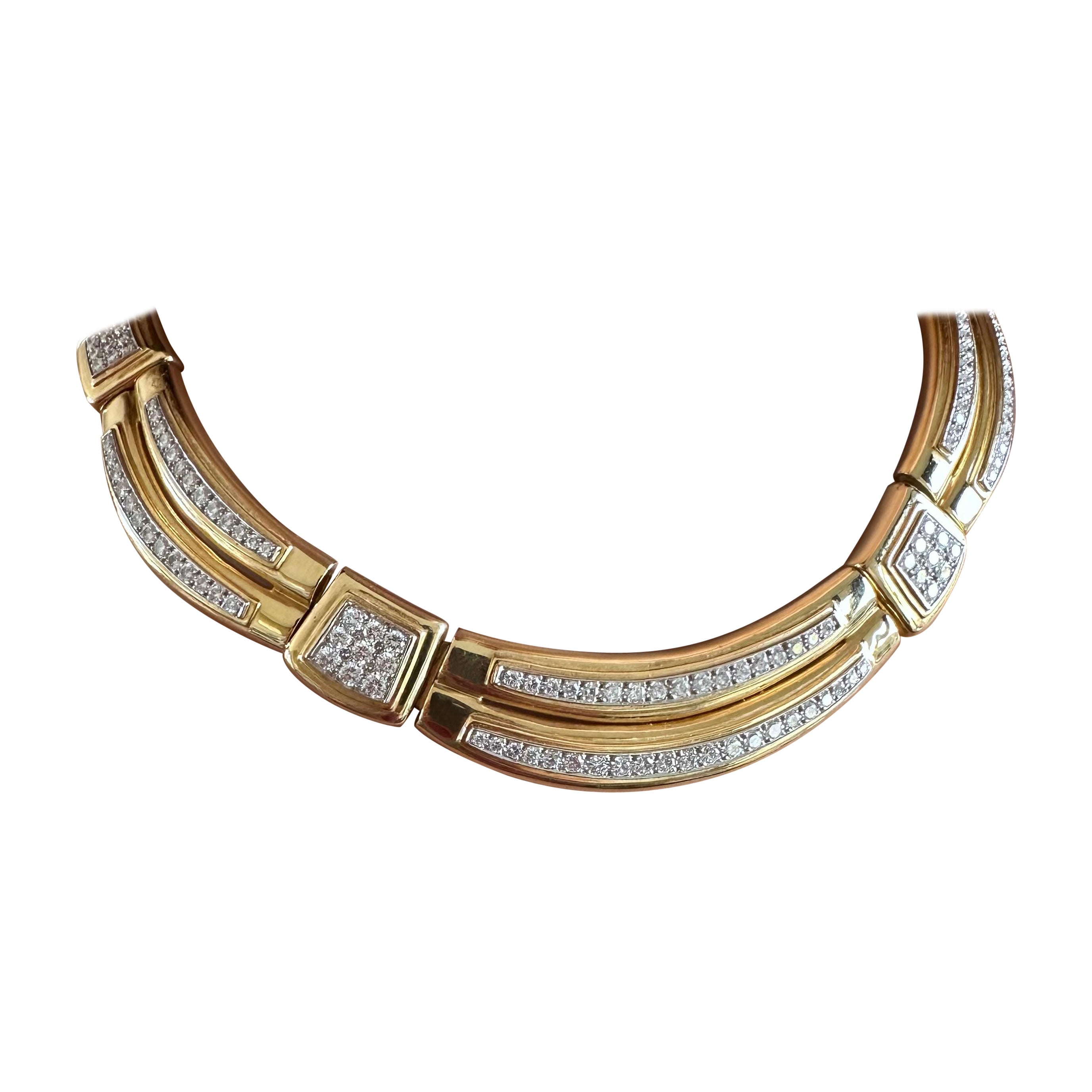 DAVID WEBB Diamant-Choker-Halskette  im Angebot