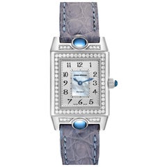 Used Jaeger LeCoultre Reverso Joaillerie White Gold Diamond Ladies Watch 267.3.86