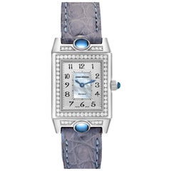 Jaeger LeCoultre Montre Reverso Joaillerie en or blanc et diamants pour femmes 267.3.86