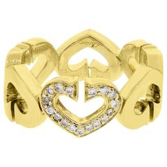 Cartier  Diamond Hearts and Symbols Ring