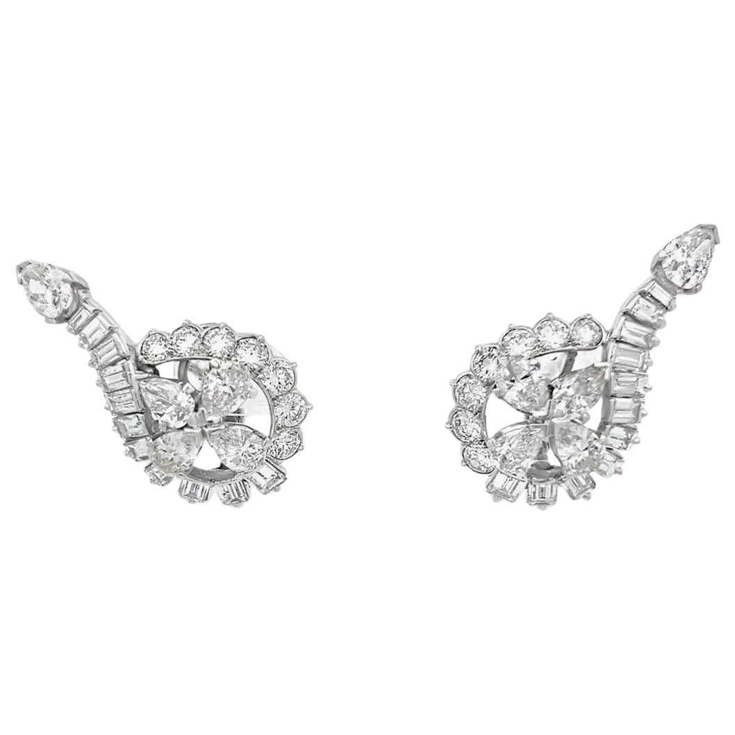 Orecchini con diamanti in vendita