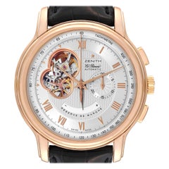 Zenith Chronomaster XXT Open Rose Gold Mens Watch 18.1260.4021 Box Papers