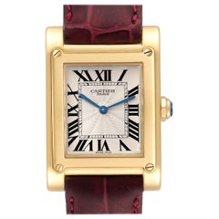 Cartier Tank a Vis Privee CPCP Collection Yellow Gold Mens Watch W1529451