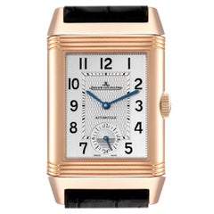 Jaeger LeCoultre Reverso Duoface Rose Gold Mens Watch 215.2.S9 Q3832420 Card