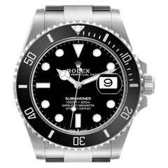 Montre Rolex Submariner à cadran noir et lunette en céramique pour hommes 126610 Boîte Carte
