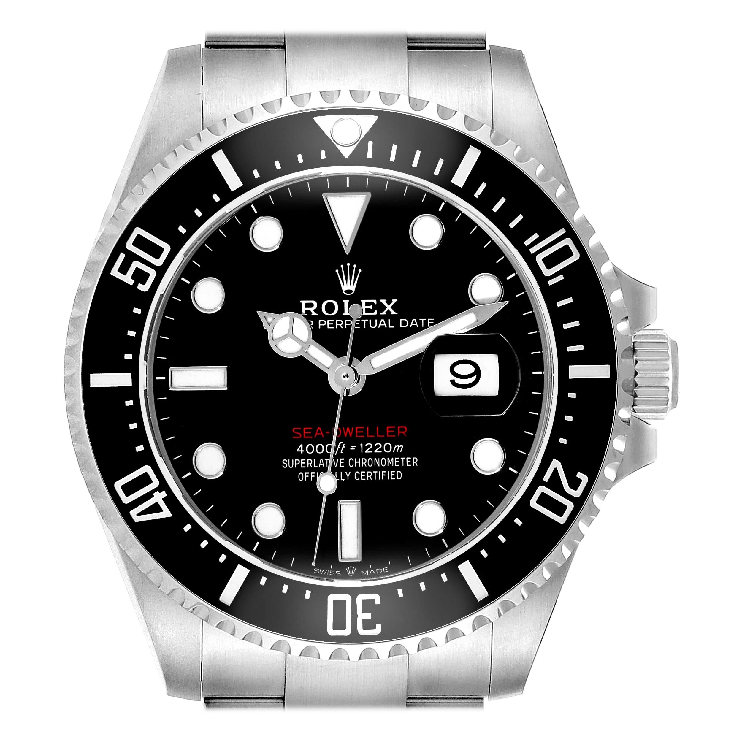 Rolex Seadweller 43mm 50th Anniversary Steel Mens Watch 126600 Unworn For Sale