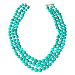 Collier de turquoises naturelles