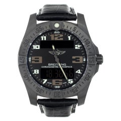 Used Breitling Aerospace Evo Night mission SuperQuartz Quartz Wristwatch Ref V79363
