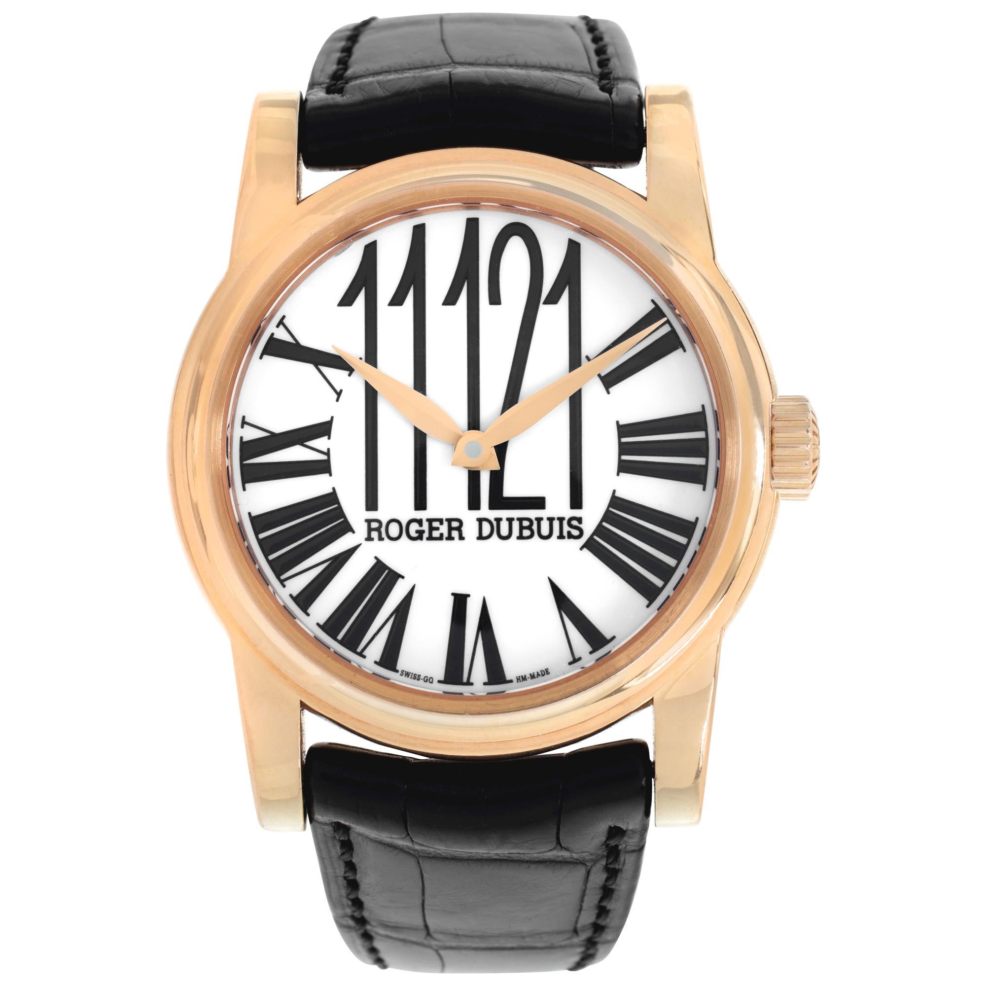 Roger Dubuis Hommage 18k rose gold Automatic Wristwatch Ref HO40 14  G For Sale